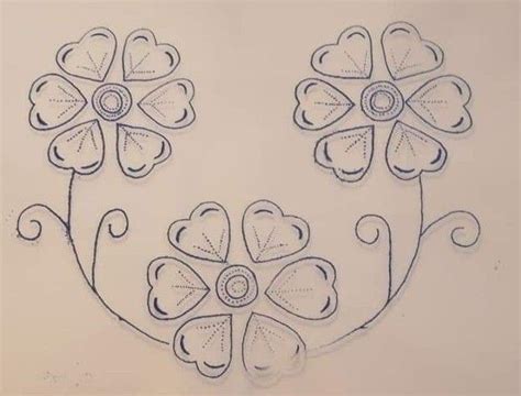 Pin de Elvira Garduño Ordoñez en Dibujos de flores Patrones de