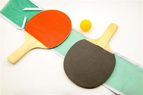 Premium Photo Tennis Racket And Ping Pong Ball