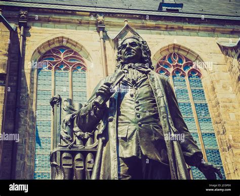 The Neues Bach Denkmal Meaning New Bach Monument Stands Since In