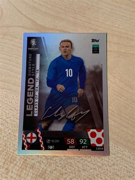 Wayne Rooney Lss Legend Topps Euro Match Attax Kaufen Auf Ricardo