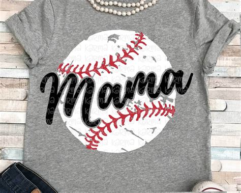 Baseball Mom Svg Baseball Mama Svg Baseball Svg Mom Svg Etsy