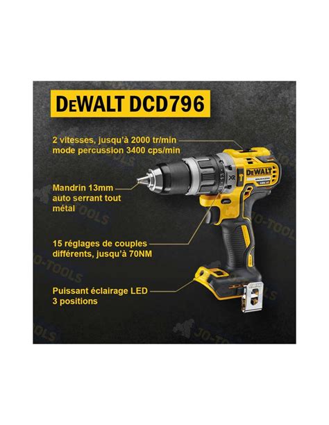 Dcd Nt Dewalt Perceuse Visseuse Percussion Xr Li Ion V