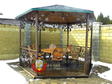 Кованые беседки для дачи (62 фото) - красивые картинки и HD фото