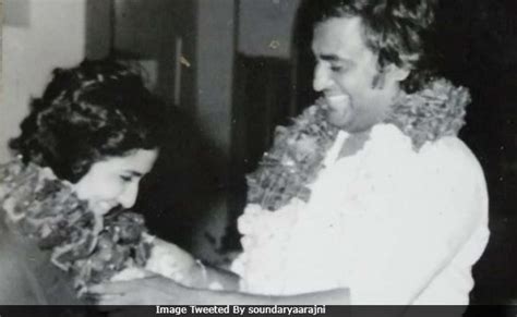 Rajinikanth And Wife Latha In A Pic From Their Wedding 38 Years Ago