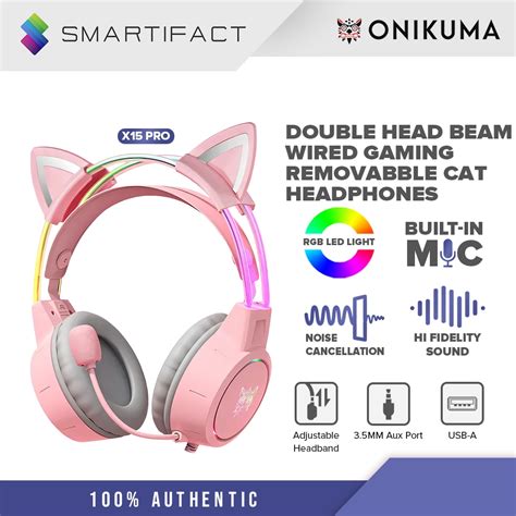 ONIKUMA X15 Pro Gaming Headset with Mic and Noise Cancellation ...