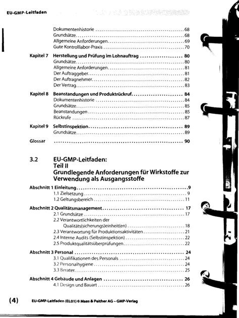 EU GMP LEITFADEN Stand Februar 2007 Inkl Aktualisierungs Und