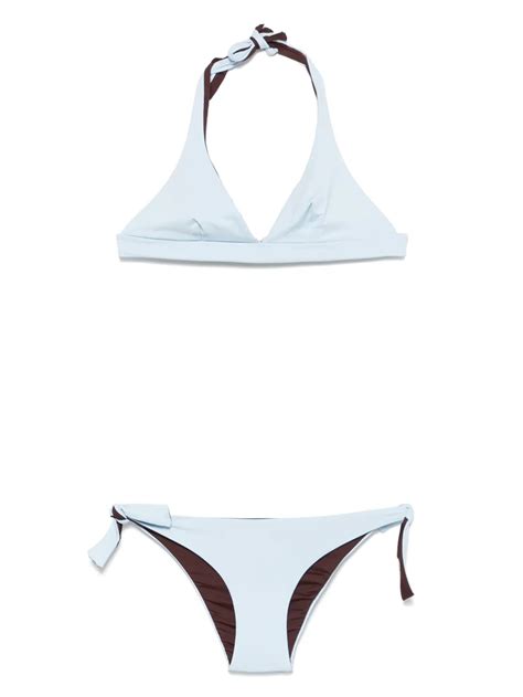 Fisico Reversible Bikini Blue Farfetch Uk