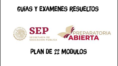 Guias Y Examenes Resueltos Prepa Abierta Modulos Nuples Link En