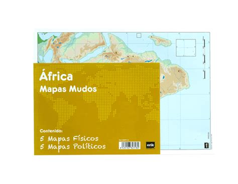 Comprar Pack Mapas Mudos Es Africa Politica Fisica Xtralife