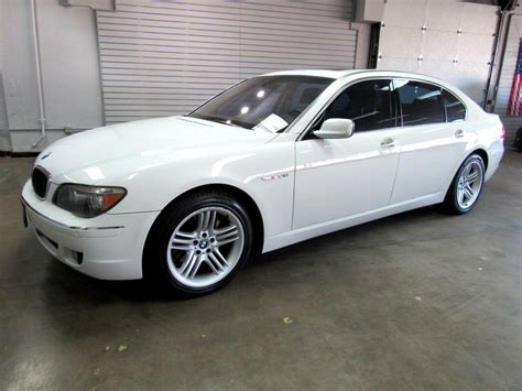 2006 Bmw 7-series 760li 63,883 Miles White 6.0l V12 Dohc 48v Automatic