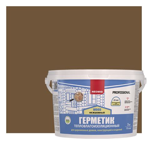 Герметик для дерева Neomid Wood Professional 3кг Дуб – купить в Санкт ...