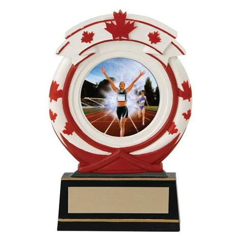 Maple Leaf 2 Insert Holder Resin Trophy