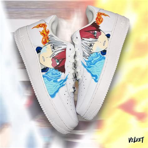 My Hero Academia Shoto Todoroki Air Force Custom Kingshooz Shop