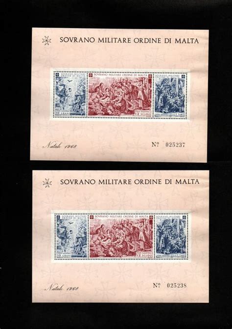 Sovereign Military Order of Malta 1968/1976 - blocks of - Catawiki