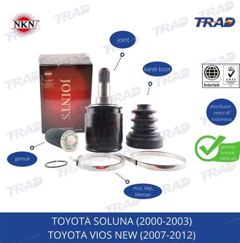 Cv Joint As Roda Dalam Kanan Kiri Nkn Japan Toyota Soluna Vios Gen 2