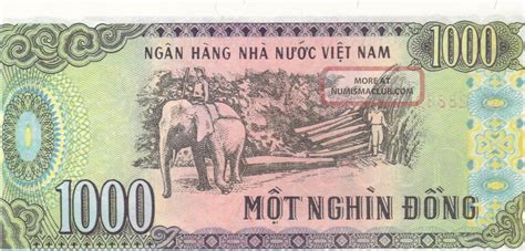 1988 1000 Dong Ho Chi Minh Vietnam Currency Unc Banknote Note Money