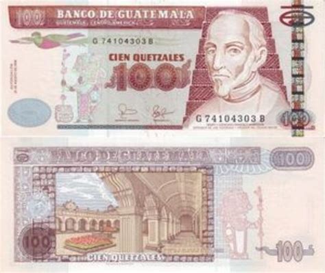 100 Quetzales Guatemala Numista