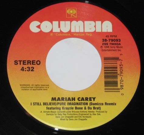 Mariah Carey - I Still Believe (1998, Vinyl) | Discogs