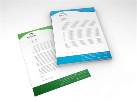 Creative letterhead design PSD free download - Indiater