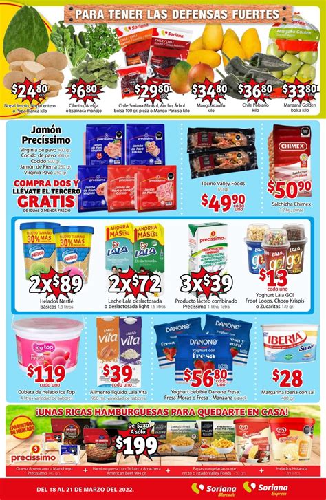 Ofertas Soriana Mercado Fin De Semana Al De Marzo