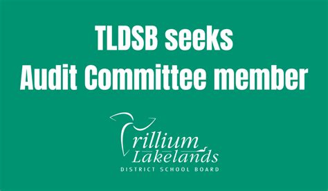 Tldsb Seeks Community Member To Serve On Audit Committee Trillium