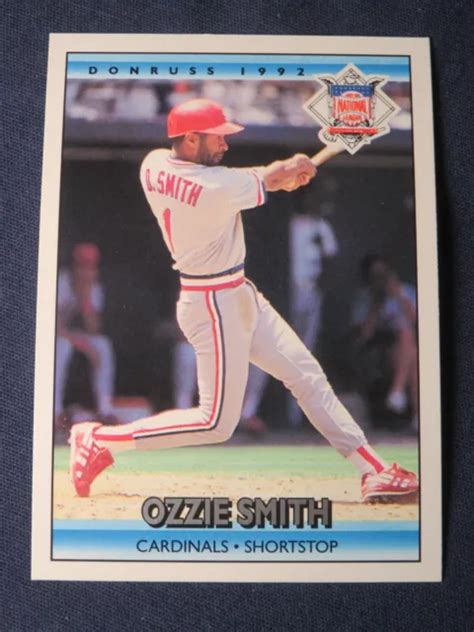 Carte De Baseball Donruss Ozzie Smith St Louis Cardinals