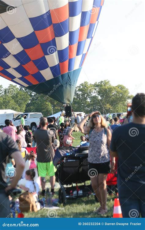 The Forest Park Great Balloon Race 2022 Xxxxi Editorial Stock Image Image Of Held Night