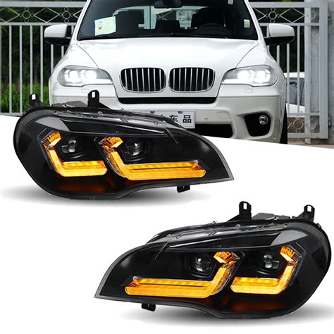 Headlight For Bmw X5 E70 Led Headlights 2007 2013 E71 Head Lamp Car