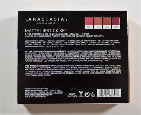 Warpaint And Unicorns Anastasia Beverly Hills Nude Matte Lipstick Set In Soft Pink Kiss Spice
