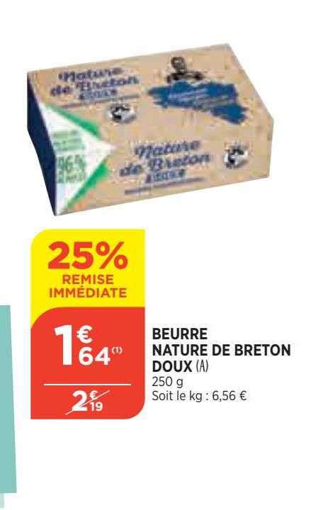 Promo Beurre Nature De Breton Doux Chez Bi1 ICatalogue Fr