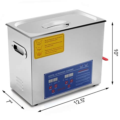 Vevor Professional Ultrasonic Cleaner 6 L Ultrasonic Jewelry Cleaner With Digital Timer