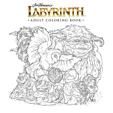 Jim Henson's Labyrinth Adult Coloring Book | Book by Jim Henson ...