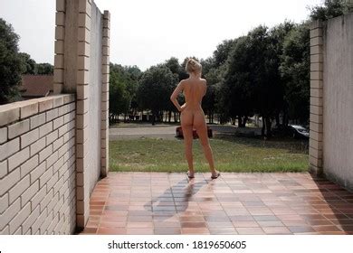 Naked Sexy Woman Topless Breasts Street Stock Photo 1819650605 Shutterstock