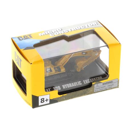 Miniatura Diecast Micro Escavadeira Hidráulica CAT 320 M85977DB