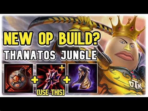 The New Mitigation Build Is Op In Jungle Thanatos Jungle Youtube