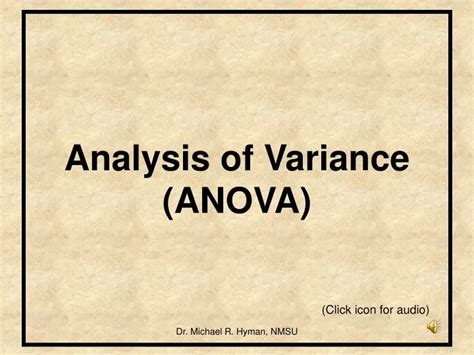 Ppt Analysis Of Variance Anova Powerpoint Presentation Free Download Id 6336938