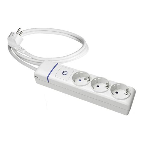 Base múltiple 3 tomas t tl con interruptor luminoso 1 5m de cable