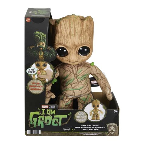 Marvel Pluszak Interaktywny Z Funkcj Mowy Marvel Groot Mattel