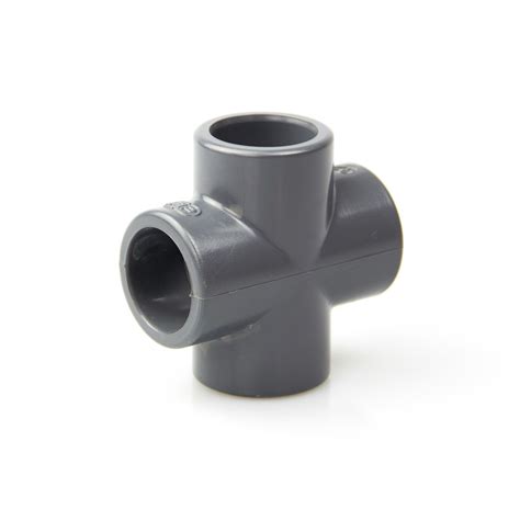 Kreuz zum Kleben Kreuzstück PVC Fitting Bewässerung Faserplast