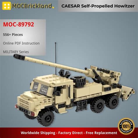 CAESAR Self Propelled Howitzer MILITARY MOC 89792 WITH 556 PIECES MOC