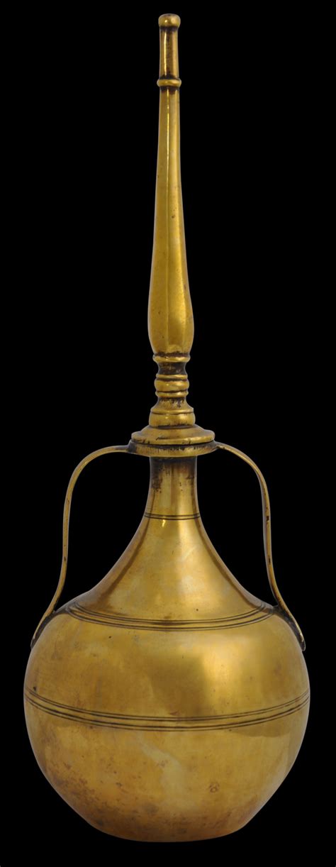 Indian Brass Lamp Oil Container Michael Backman Ltd