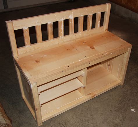 How To Build Shoe Rack Bench Diy Pdf Plans