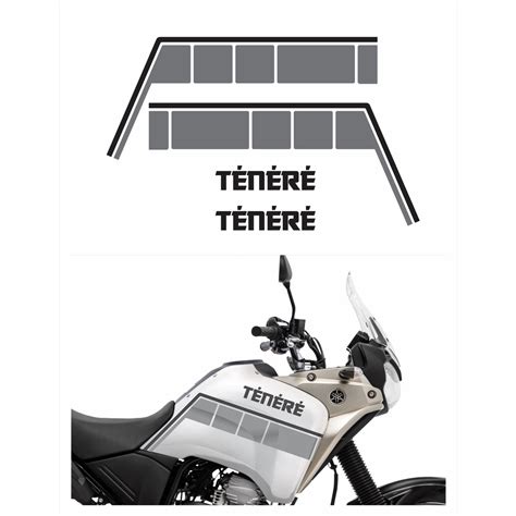 Kit Completo Adesivo Yamaha Tenere Personalizado Shopee Brasil