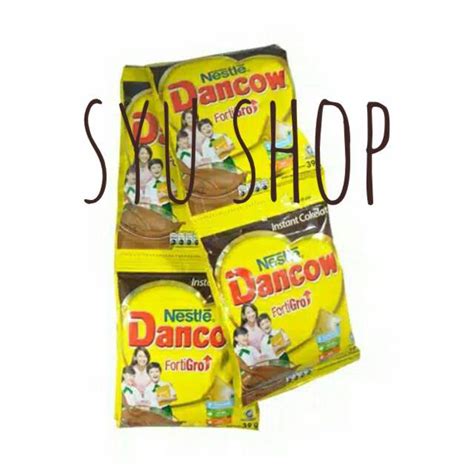 Jual Dancow Susu Bubuk Sachet Instan Putih Coklat Cokelat 10 X 28 Gr