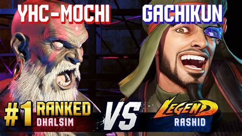 Sf Yhc Mochi Ranked Dhalsim Vs Gachikun Rashid High Level