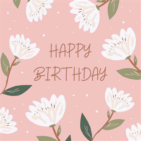 pretty happy birthday flowers 8