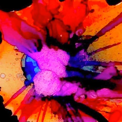 Flower Burst Painting By Carol Wallenfelsz Fine Art America