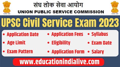 Upsc Cse Notification Upsc Civil Services Exam Notification And