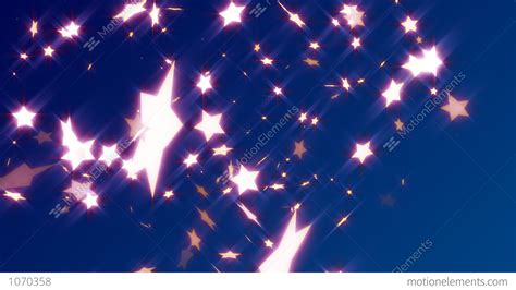 Hd Loopable Falling Stars Animated Background Stock Animation 1070358