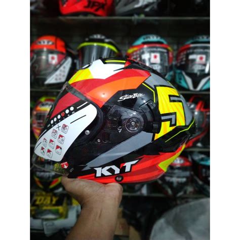 Jual KYT NF J Aleix Espargaro 2018 Original NFJ 41 Shopee Indonesia